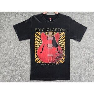Eric Clapton Shirt Mens Small USA 2021 Europe 2022 Concert Tour Tee Band Merch